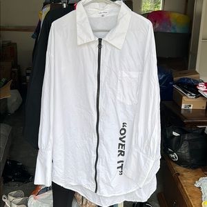 Thrifted Casual Zip Up